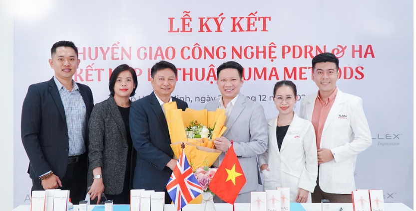 LỄ KÝ KẾT CHUYỂN GIAO CÔNG NGHỆ GIỮA LA RATIO VÀ YUMA MEDICAL