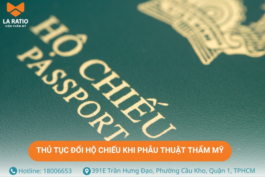 Thủ tục đổi hộ chiếu khi phẫu thuật thẩm mỹ cắt mí