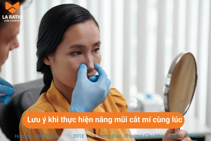 “Bỏ túi” những lưu ý quan trọng khi thực hiện nâng mũi và cắt mí cùng lúc
