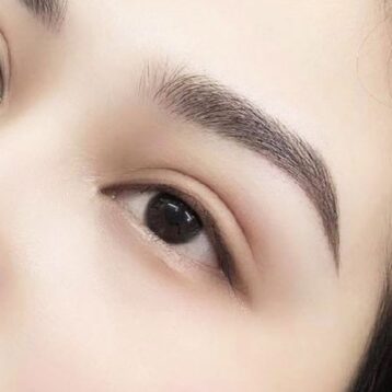 điêu khắc chân mày shading