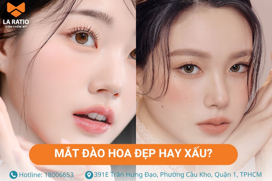 Mắt hoa đào đẹp hay xấu còn tùy thuộc vào quan điểm cá nhân và sự kết hợp với các đặc điểm khác Mắt hoa đào đẹp hay xấu còn tùy thuộc vào quan điểm cá nhân và sự kết hợp với các đặc điểm khác