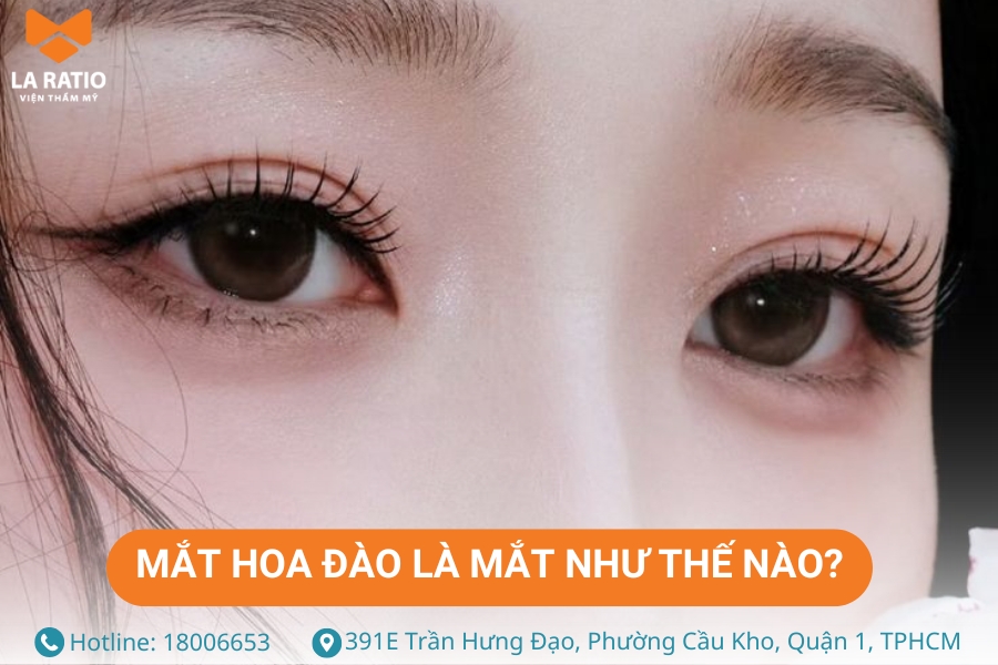 Mắt đào hoa trông như thế nào? Đây là dáng mắt có góc mắt tròn đầy tạo nên vẻ đẹp dịu dàng, thu hút Mắt đào hoa trông như thế nào? Đây là dáng mắt có góc mắt tròn đầy tạo nên vẻ đẹp dịu dàng, thu hút