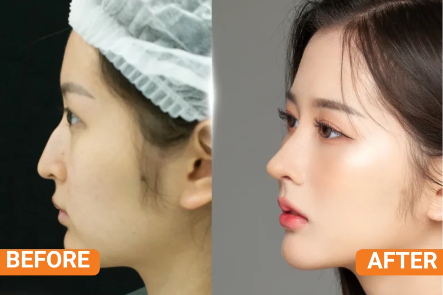 Khắc phục mũi gãy bằng phương pháp nâng mũi cấu trúc