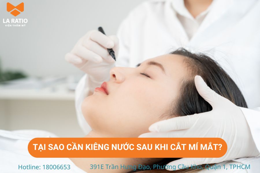 Nên kiêng nước sau khi cắt mí để đảm bảo quá trình hồi phục diễn ra ổn định Nên kiêng nước sau khi cắt mí để đảm bảo quá trình hồi phục diễn ra ổn định
