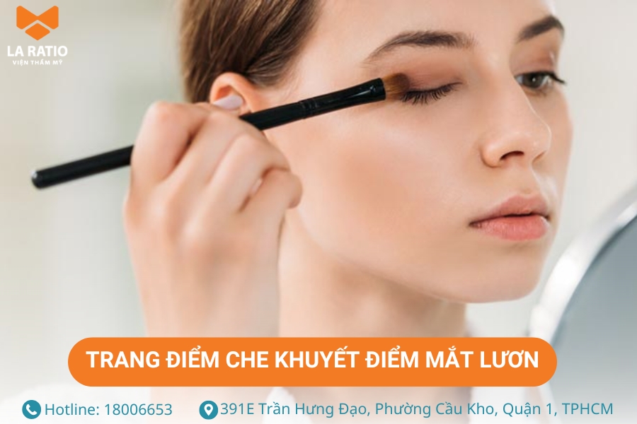 Trang điểm giúp che đi những khuyết điểm của dáng mắt lươn tạm thời