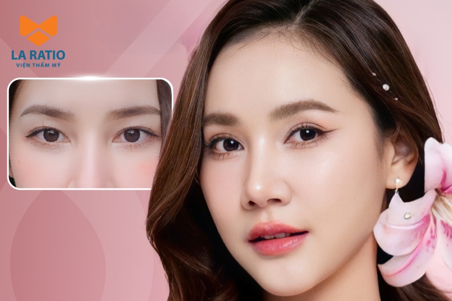 Cắt mí mắt tạo hình nếp mới mới to tròn và cân đối hơn