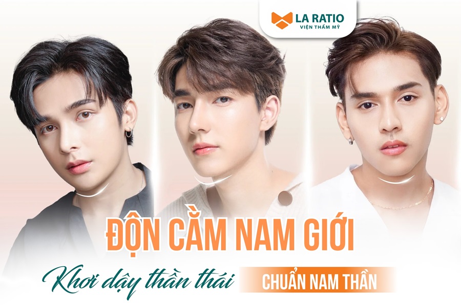 Độn cằm cho nam giới La Ratio - Khơi dậy thần thái chuẩn nam thần